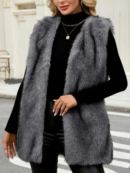 Madison Faux Fur Vest