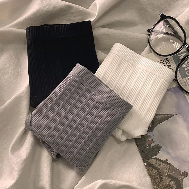Serene Ribbed Cotton Panty Set