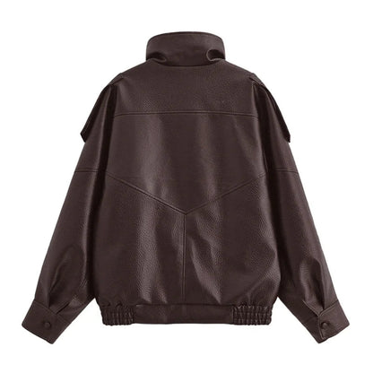 Rebel High-Neck Moto Jacket