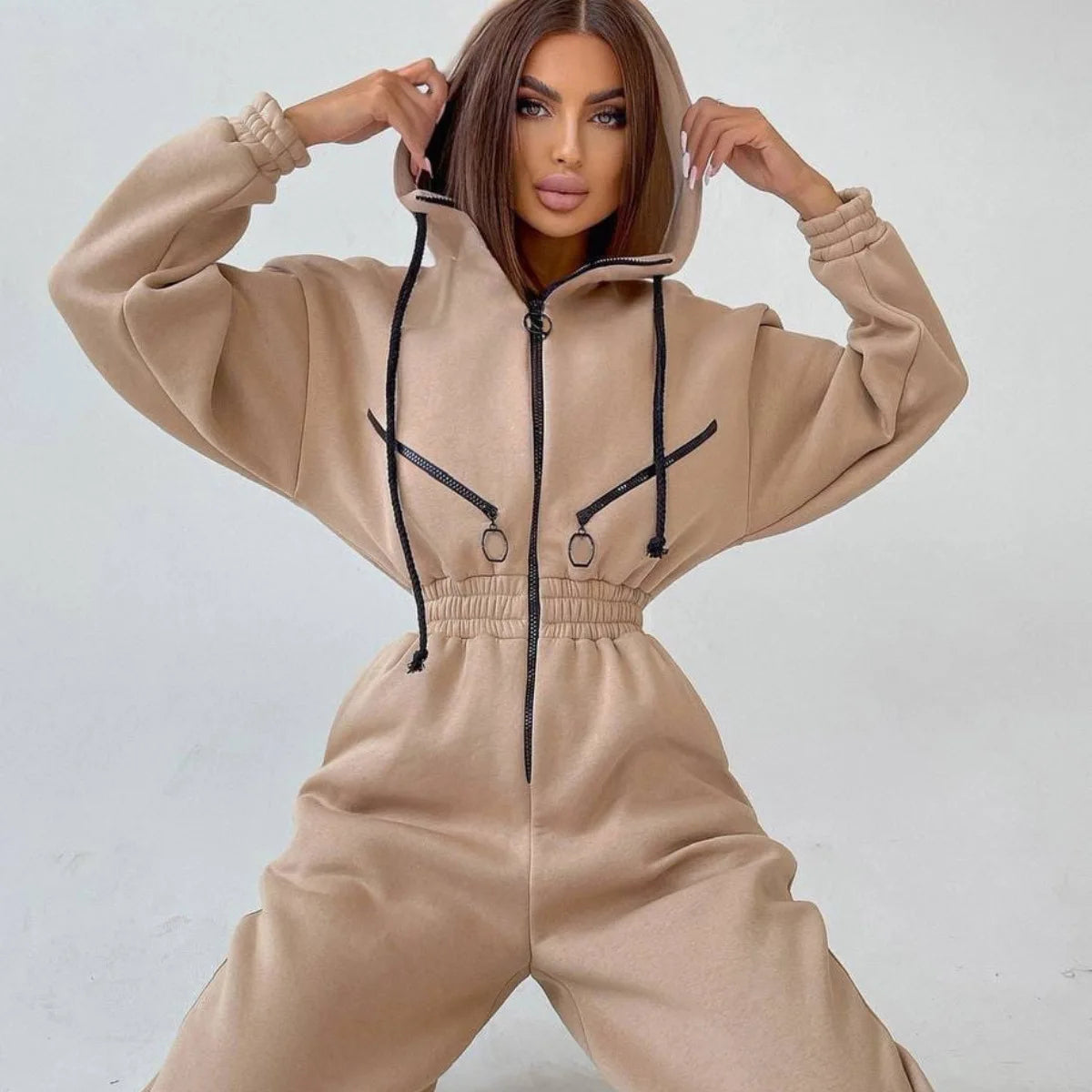 Studio Zip-Up Jumpsuit