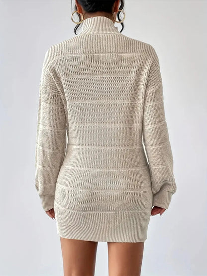 Turtleneck Mini Dress