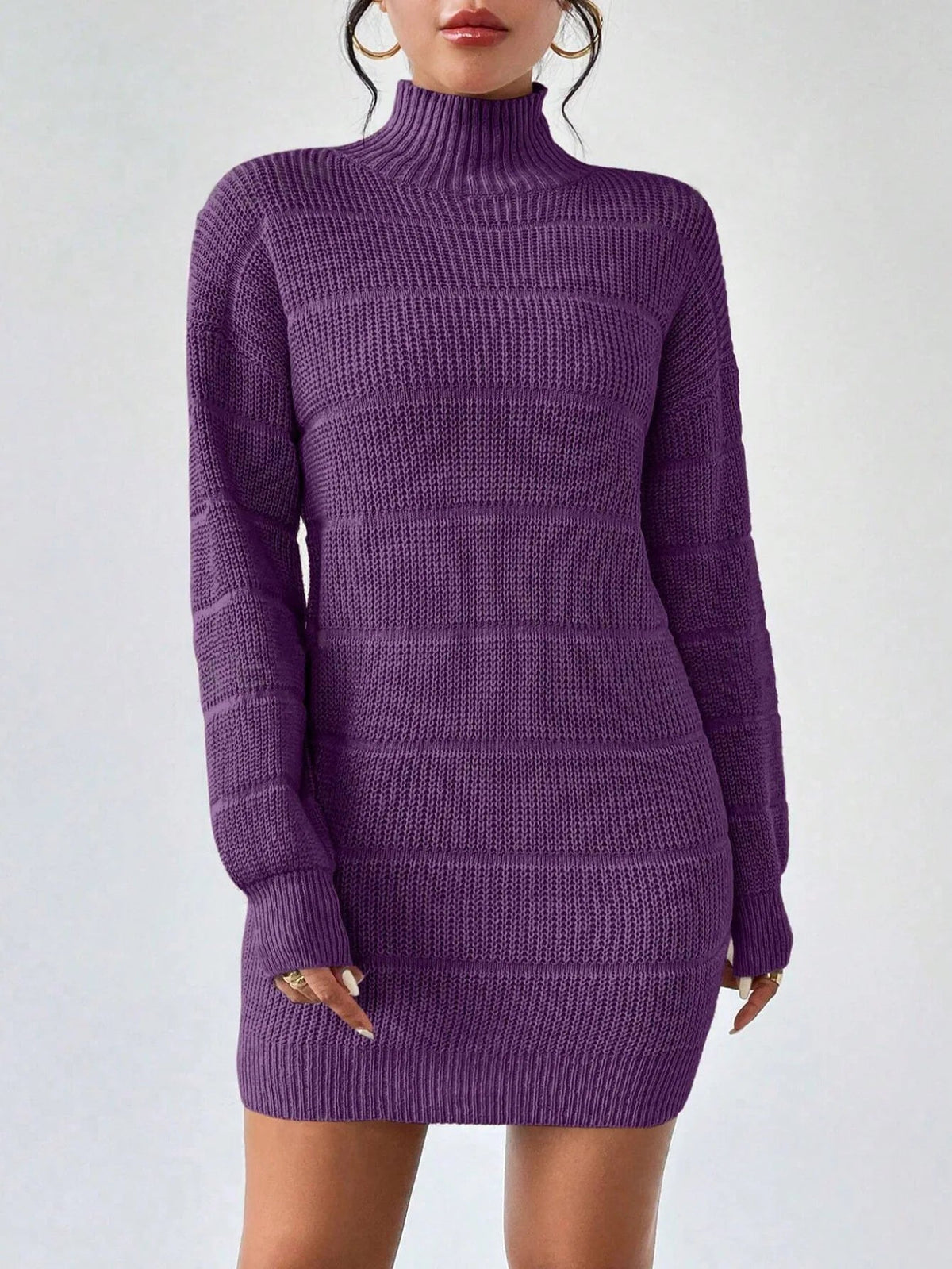 Turtleneck Mini Dress