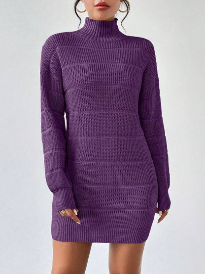 Turtleneck Mini Dress