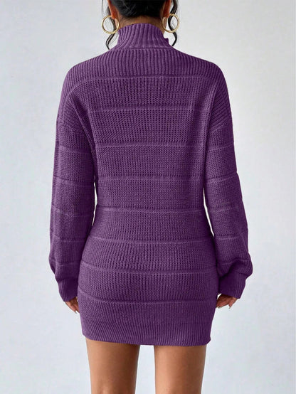 Turtleneck Mini Dress