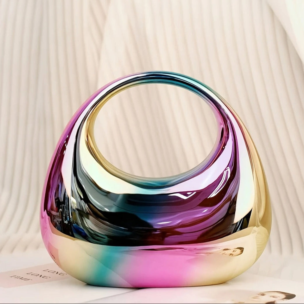 Nova Sculptural Clutch Bag