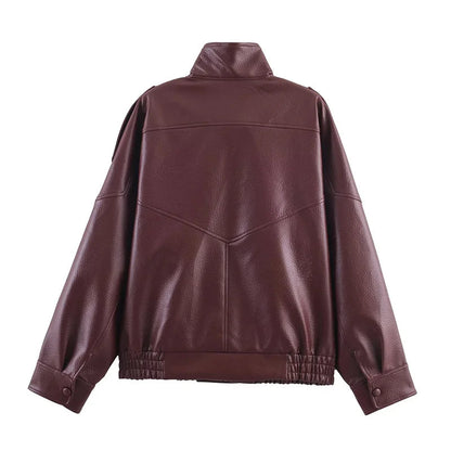 Rebel High-Neck Moto Jacket