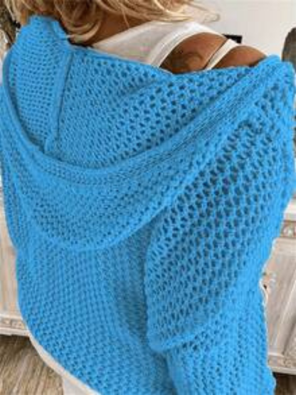 Meadow Open-Knit Hoodie