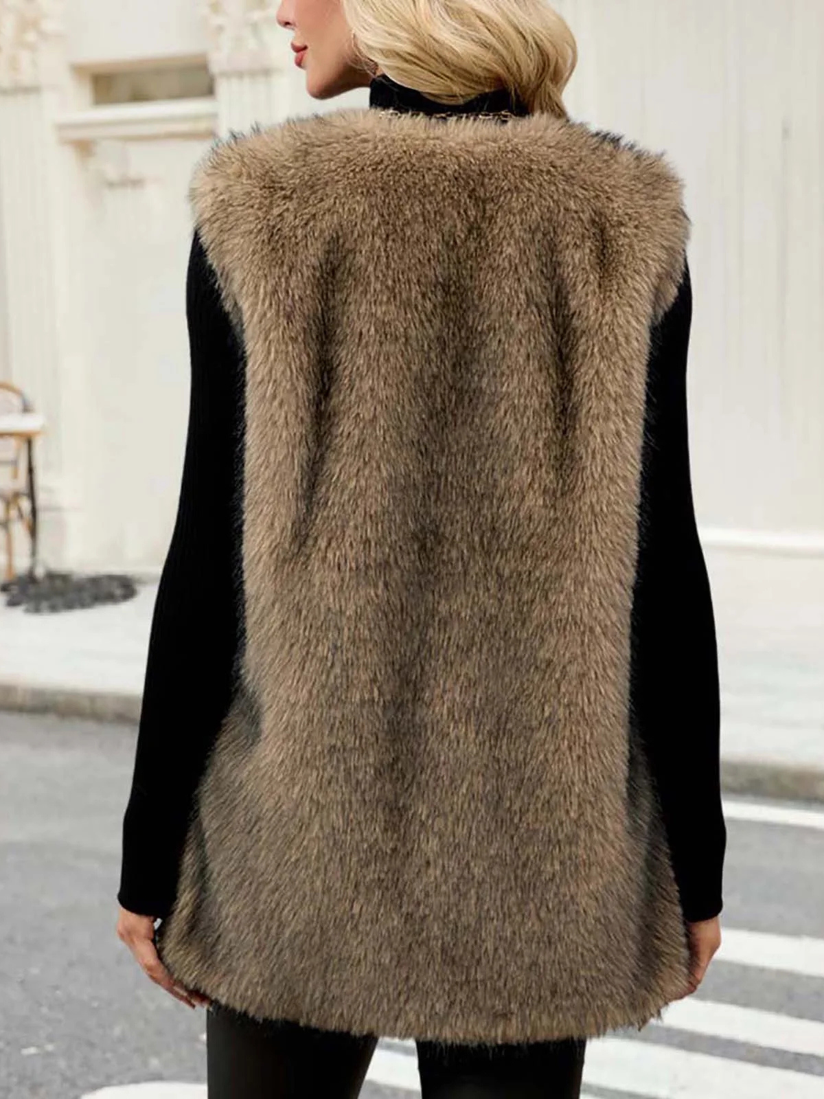 Madison Faux Fur Vest