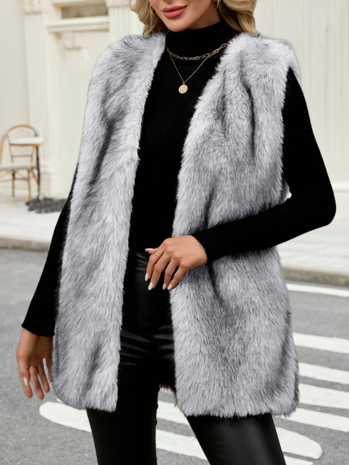 Madison Faux Fur Vest