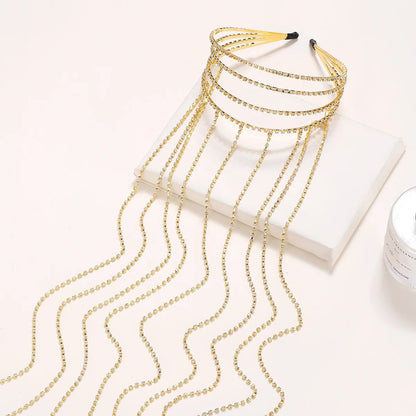 Glimmer Diamond-Drip Head Chain