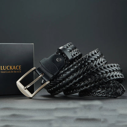 Kingsley Woven Leather Belt