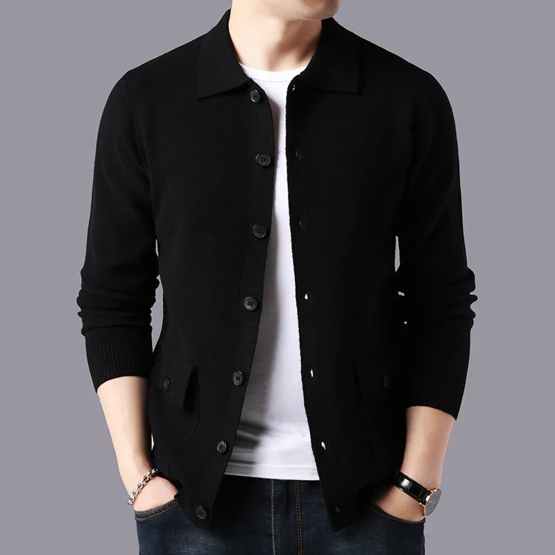 Varsity Collared Cardigan