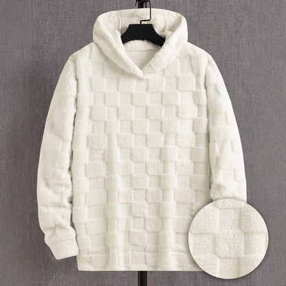 Studio Check Hooded Sweatshirt