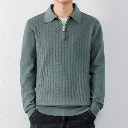 Barron Quarter-Zip Polo Sweater