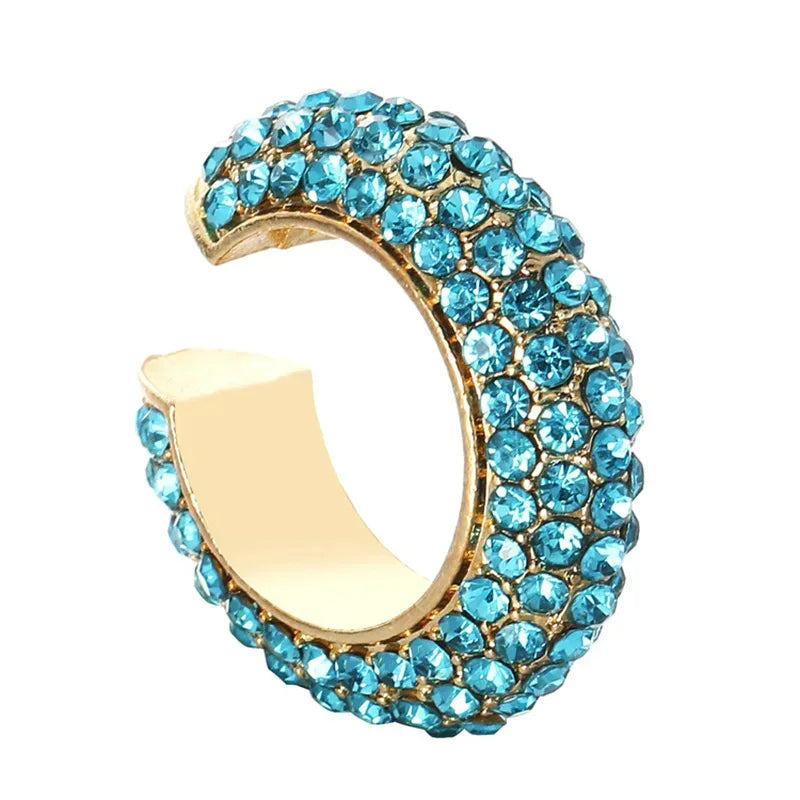 Halo Pavé Crystal Ear Cuff