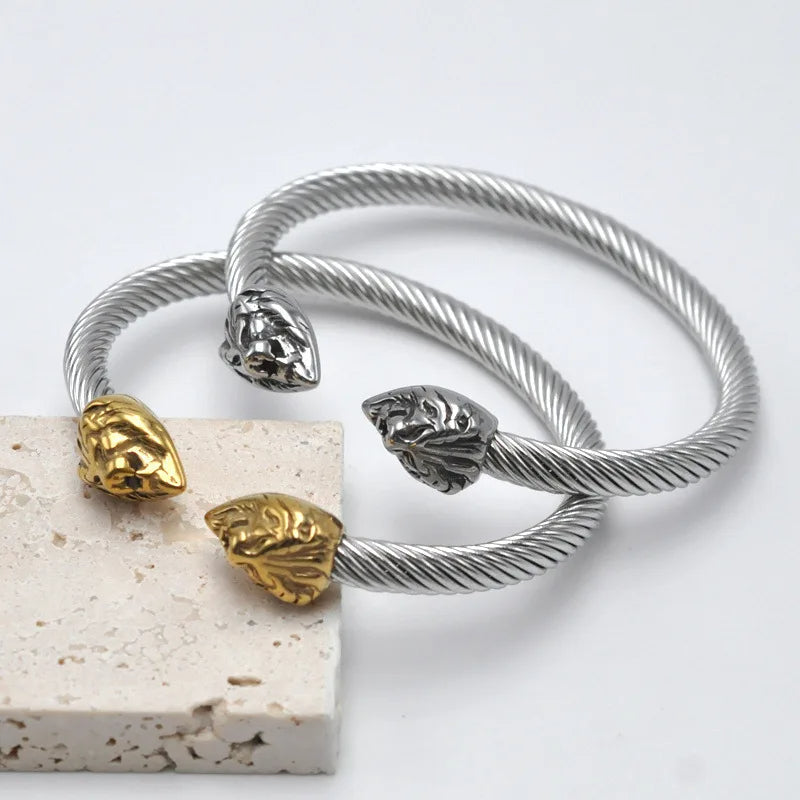 Mercer Steel Rope Cuff Bracelet