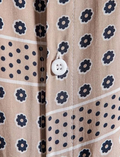 Monte Carlo Houndstooth Button-Up