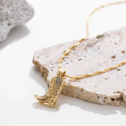Legacy Cowgirl Boot Necklace