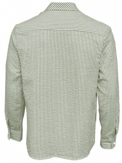 Cabo Striped Button-Up