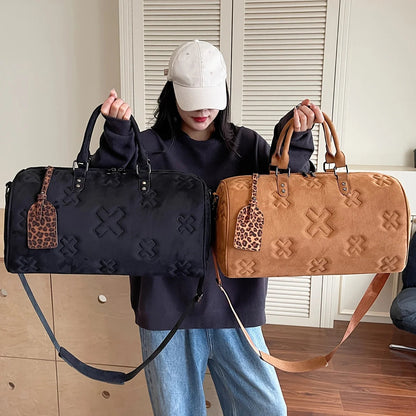 Axis Suede Weekender Bag