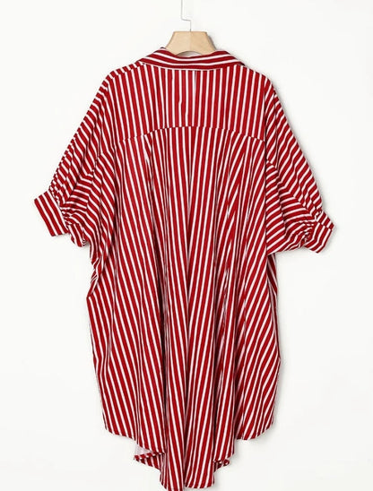 Uptown Stripe Flow Tunic