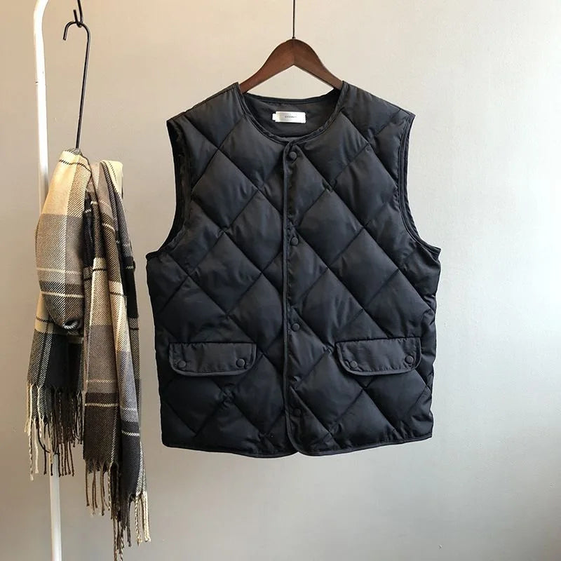 Vienna Quilted Bomber Vest