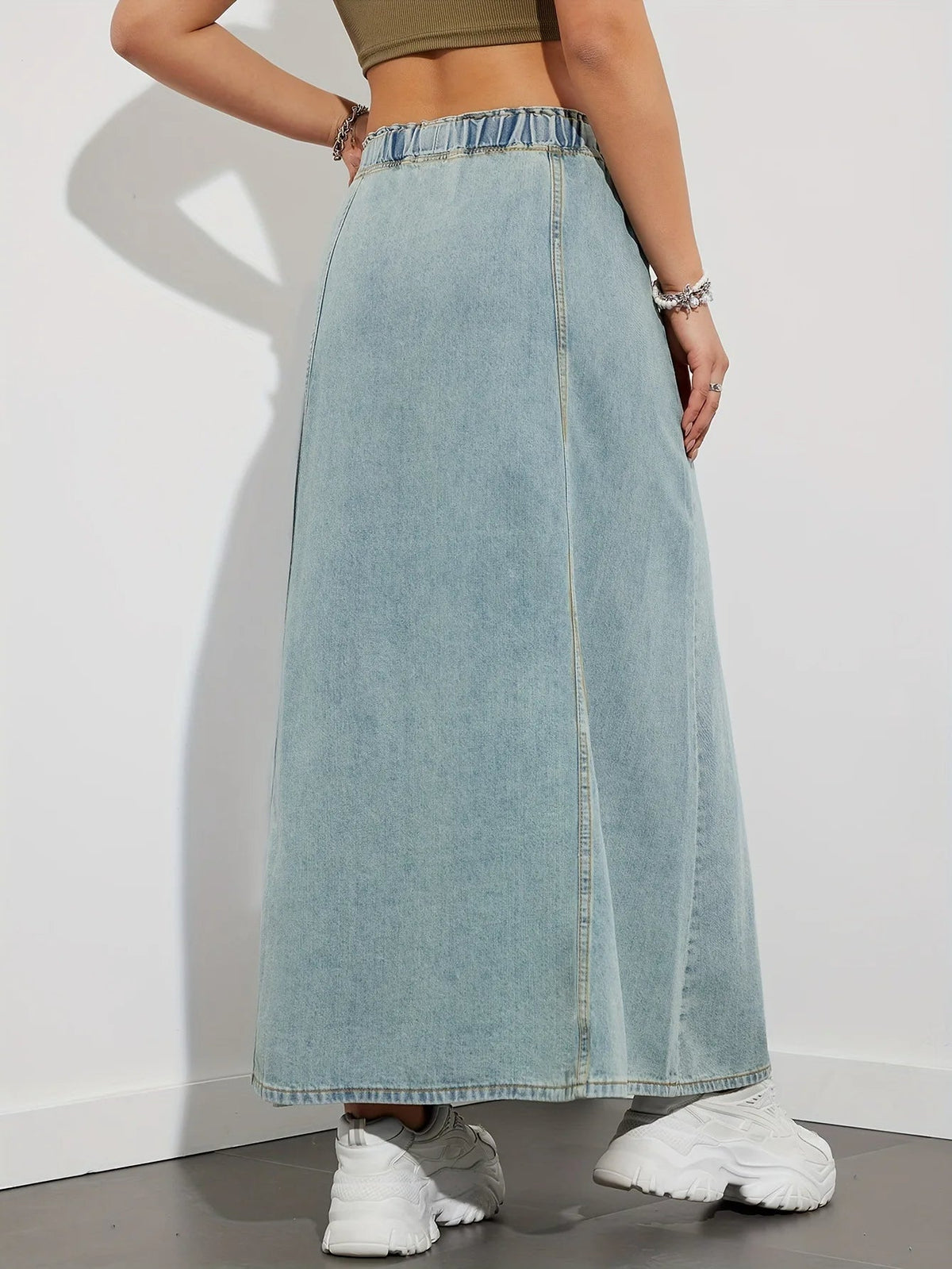 Arielle A-Line Denim Skirt