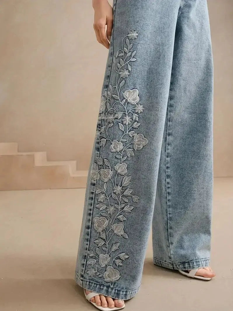 Flora Vogue Plus Size Denim Jean
