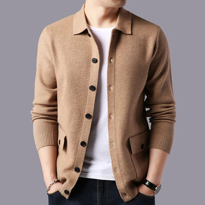 Varsity Collared Cardigan