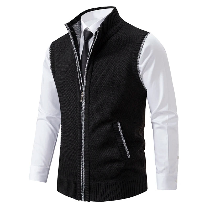 Hamilton Wool Full-Zip Vest