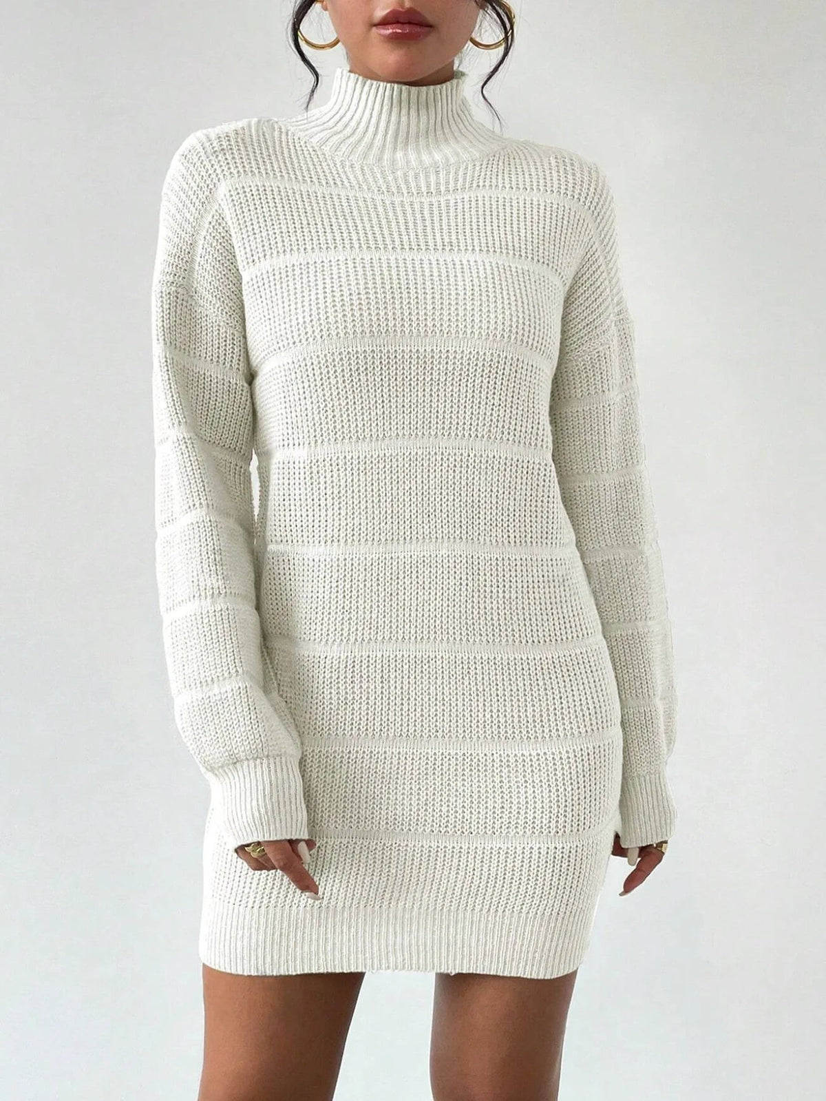 Turtleneck Mini Dress