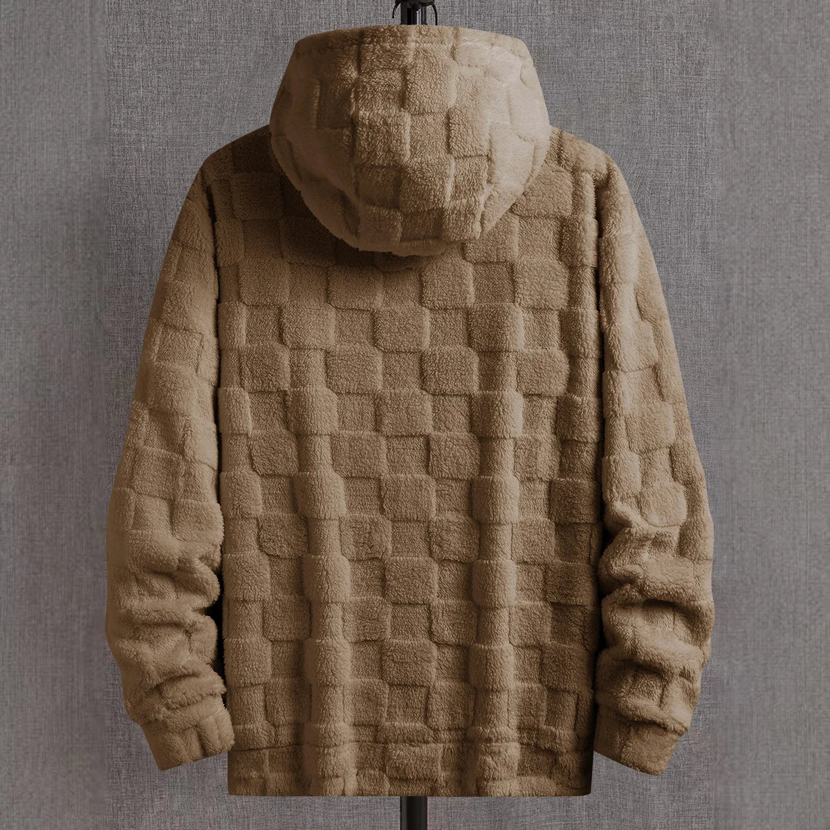 Studio Check Hooded Sweatshirt
