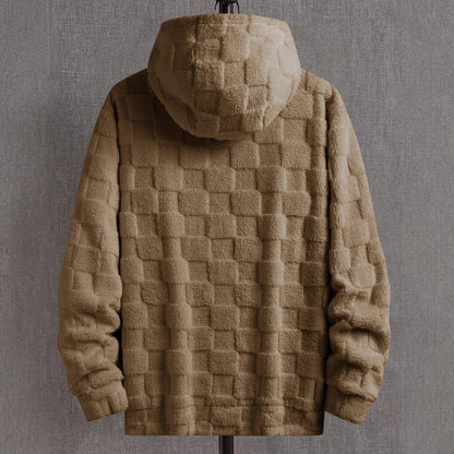 Studio Check Hooded Sweatshirt