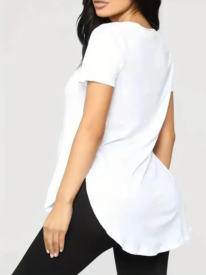 Aveline Plus Size Longline Tee