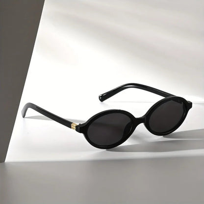 Demi Retro Oval Sunglasses