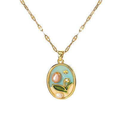 Heirloom Fleur Pendant Necklace