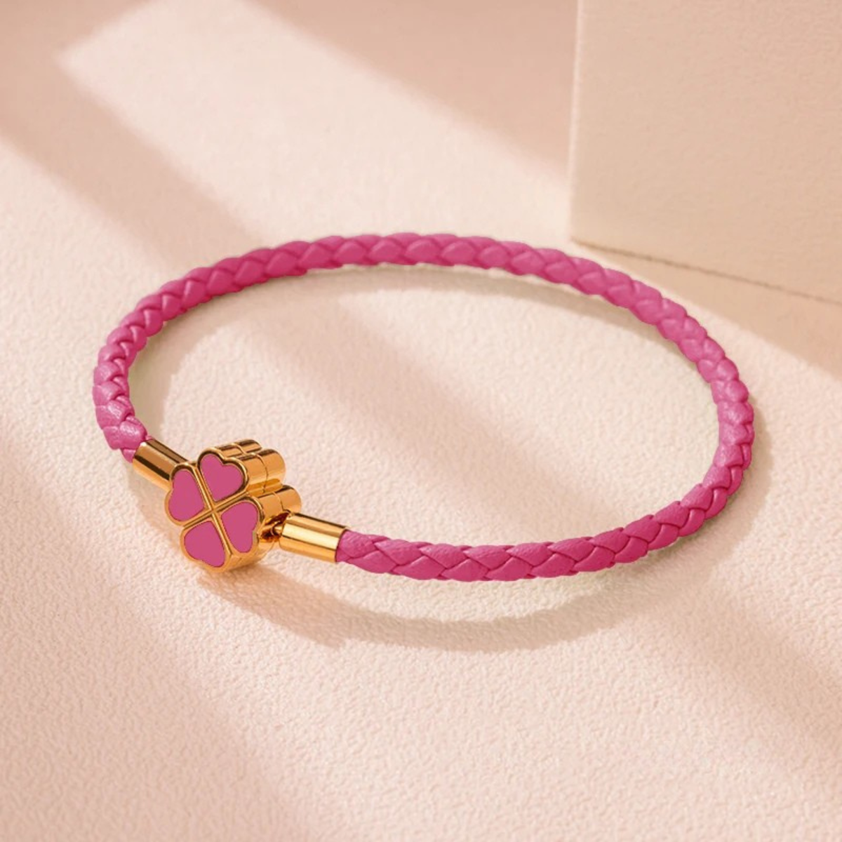 Four-Leaf Braided Bracelet