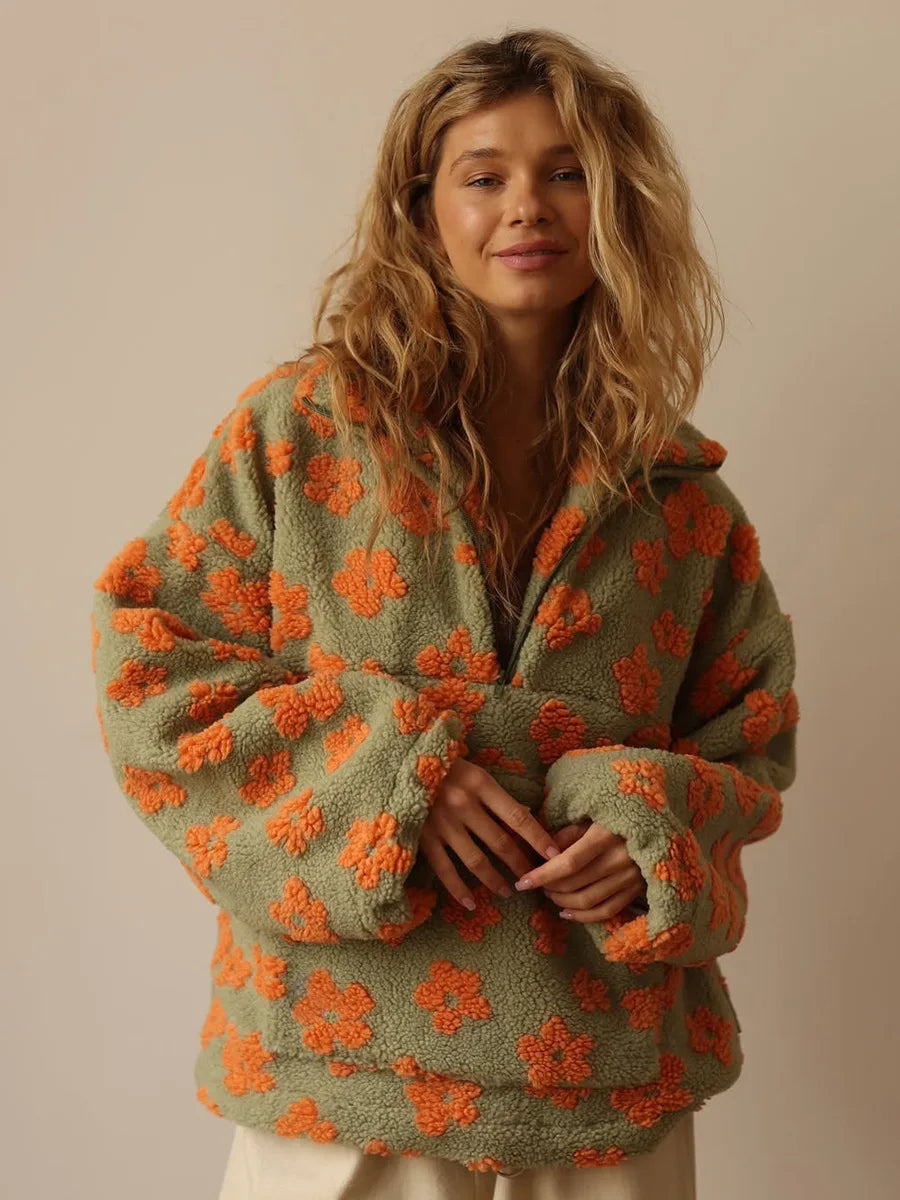 Wildflower Half-Zip Pullover