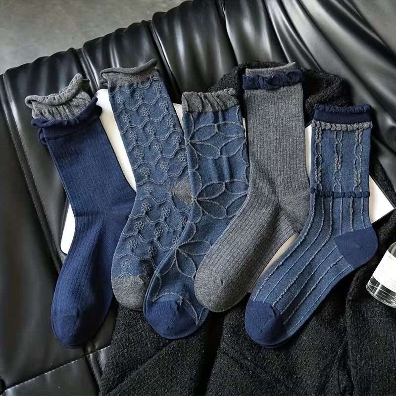 Denim Edit Sock Set
