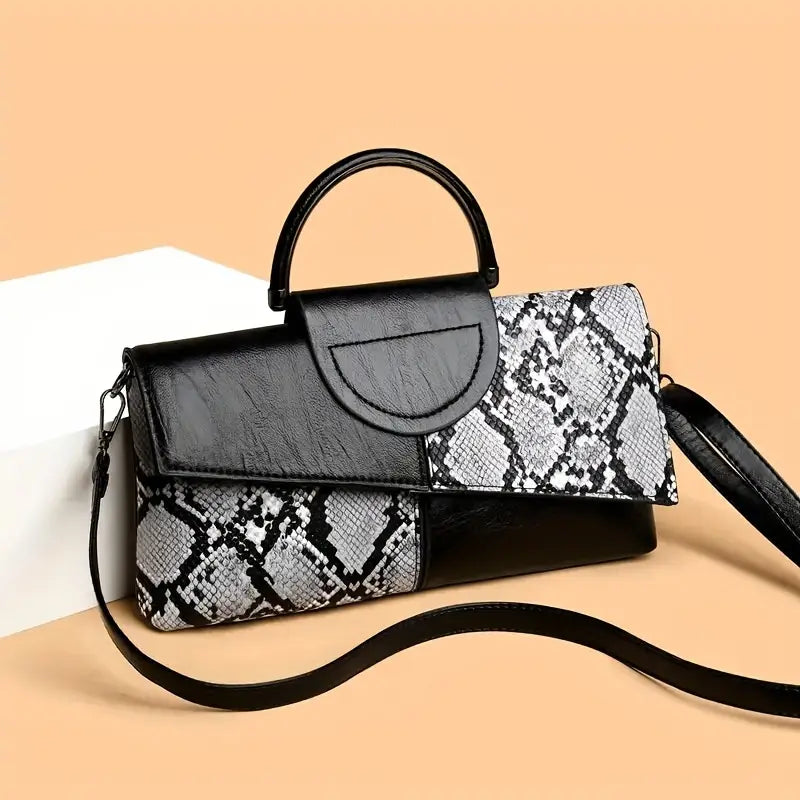 Serpenza Snake Embossed Bag