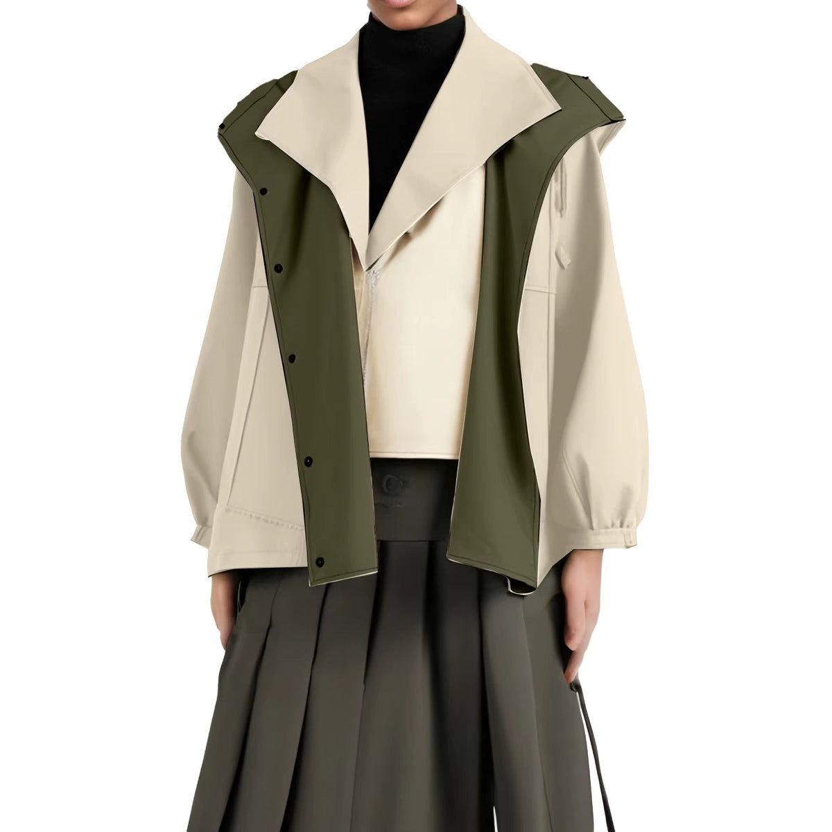 Heiress Wrap Windbreaker