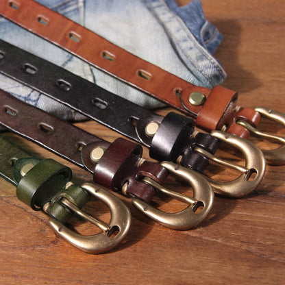 Regalia Brass Buckle Belt