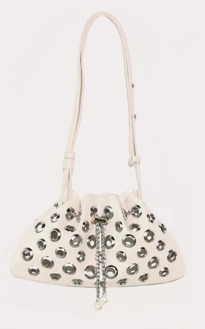 Triad Stud Shoulder Bag