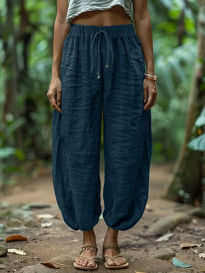 Terra Linen Harem Pant