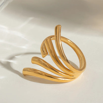 Rise Fan Arc Ring