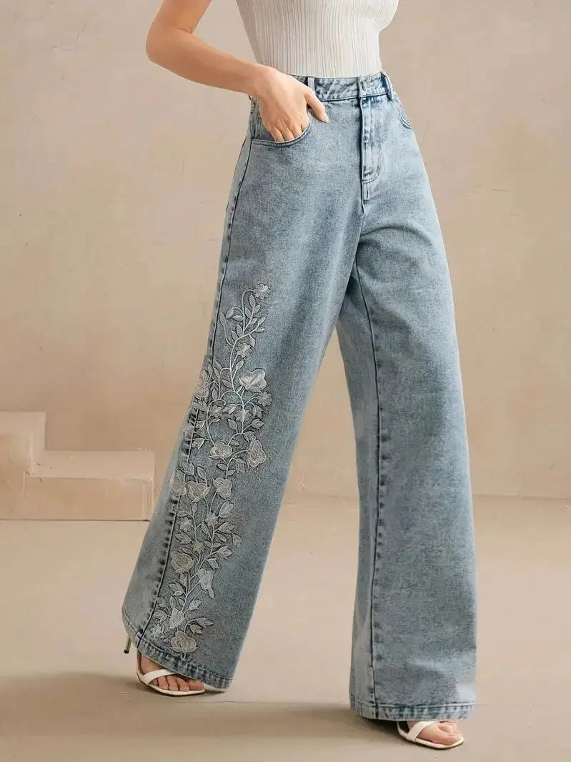 Flora Vogue Plus Size Denim Jean
