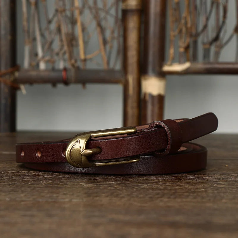 Quinn Slim Leather Belt