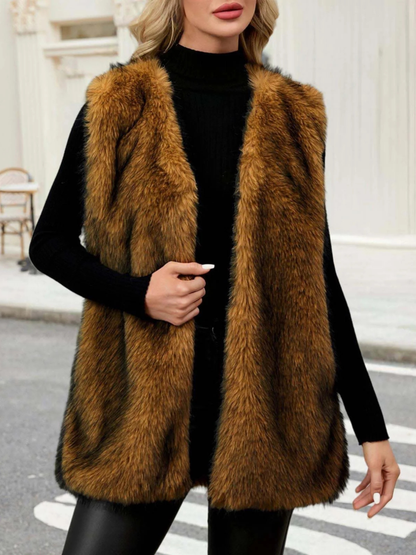Madison Faux Fur Vest