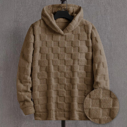 Studio Check Hooded Sweatshirt