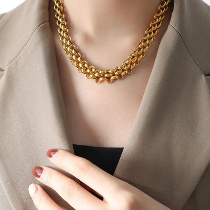Signature Link Necklace & Bracelet Set